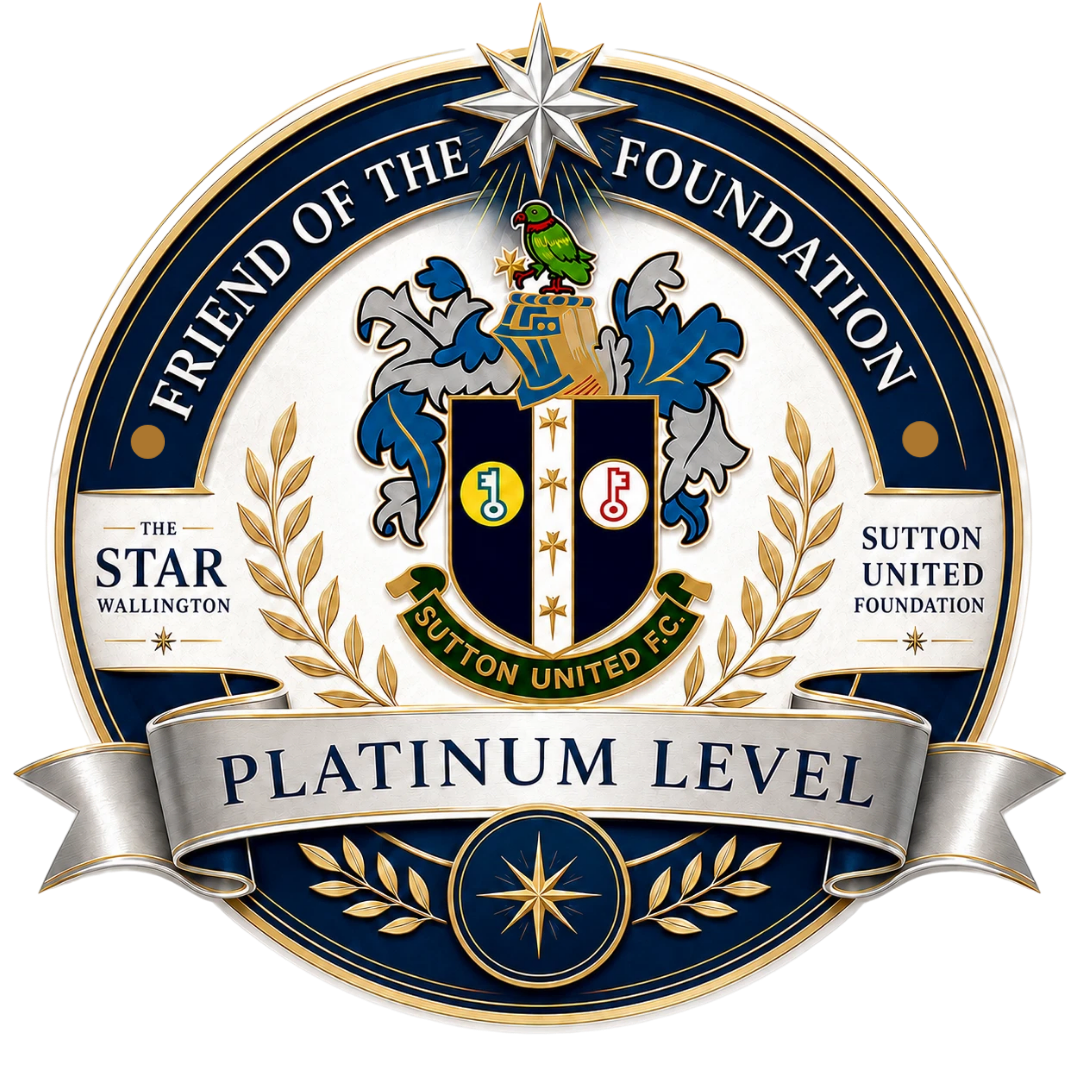 Sutton United Friend of the Foundation The Star Wallington